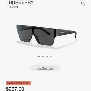 Black Burberry BE4291 sunglasses